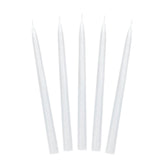White Taper Dinner Candles 10pk - The Party Room